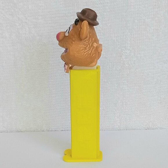 3/$24 NM/M The Muppets Fozzie Bear on Yellow PEZ Dispenser!! - Picture 4 of 5